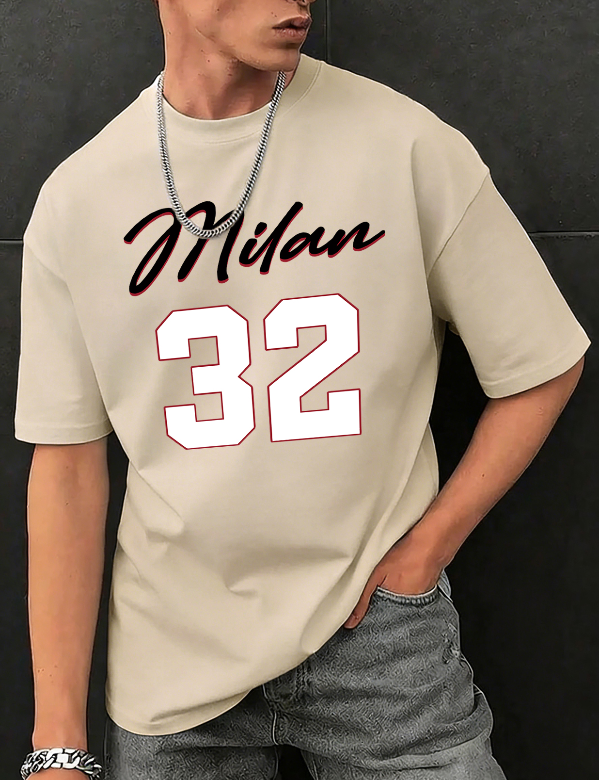 Street Fashion Of Milan - Milan Number 32 Creative Print Men