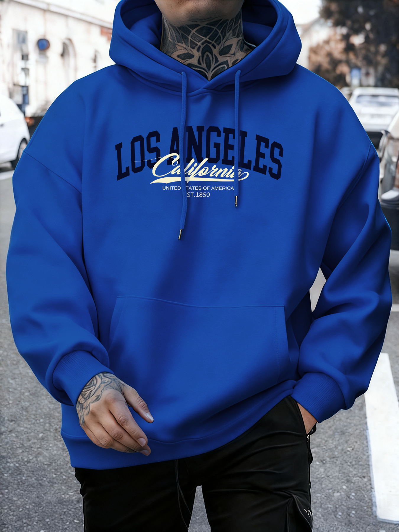 Street Fashion California - Los Angeles California Printing Mens Autumn