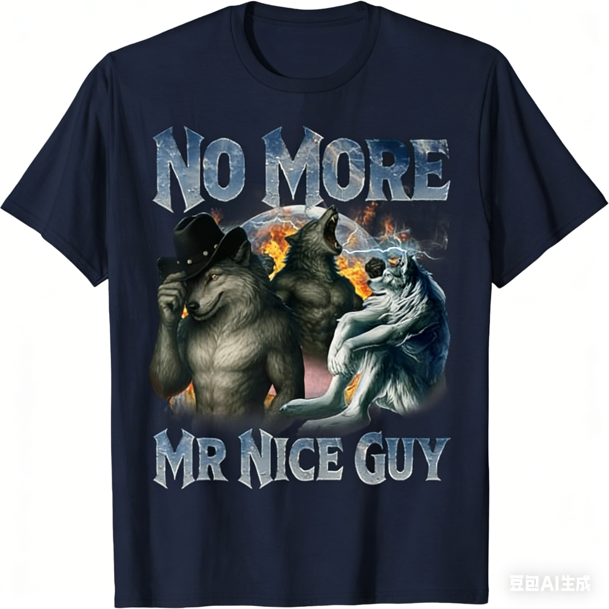 No More Mr Nice Guy Funny Alph - Street Fashion Guys avaliação e preço