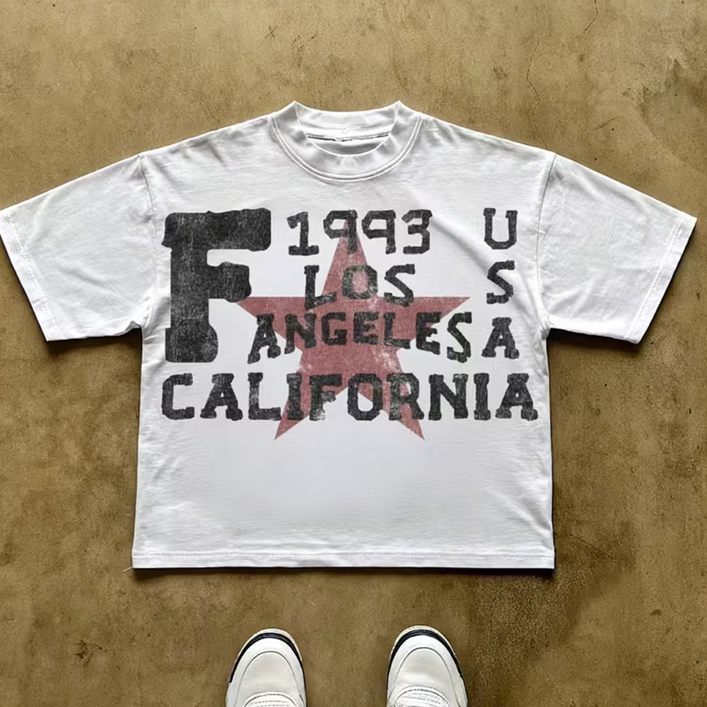 California Print Casual New Me - Street Fashion California avaliação e preço