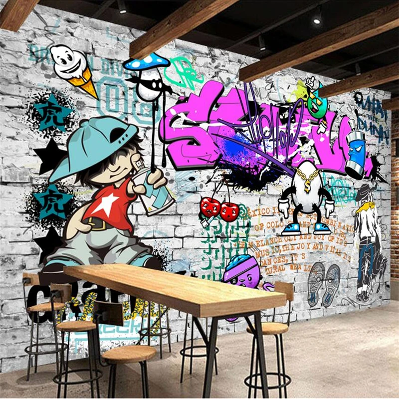Custom Mural 3d Wallpaper Fash - Street Fashion Wallpaper avaliação e preço