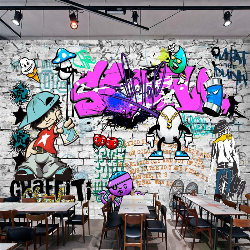 Custom Mural 3d Wallpaper Fash - Street Fashion Wallpaper avaliação e preço