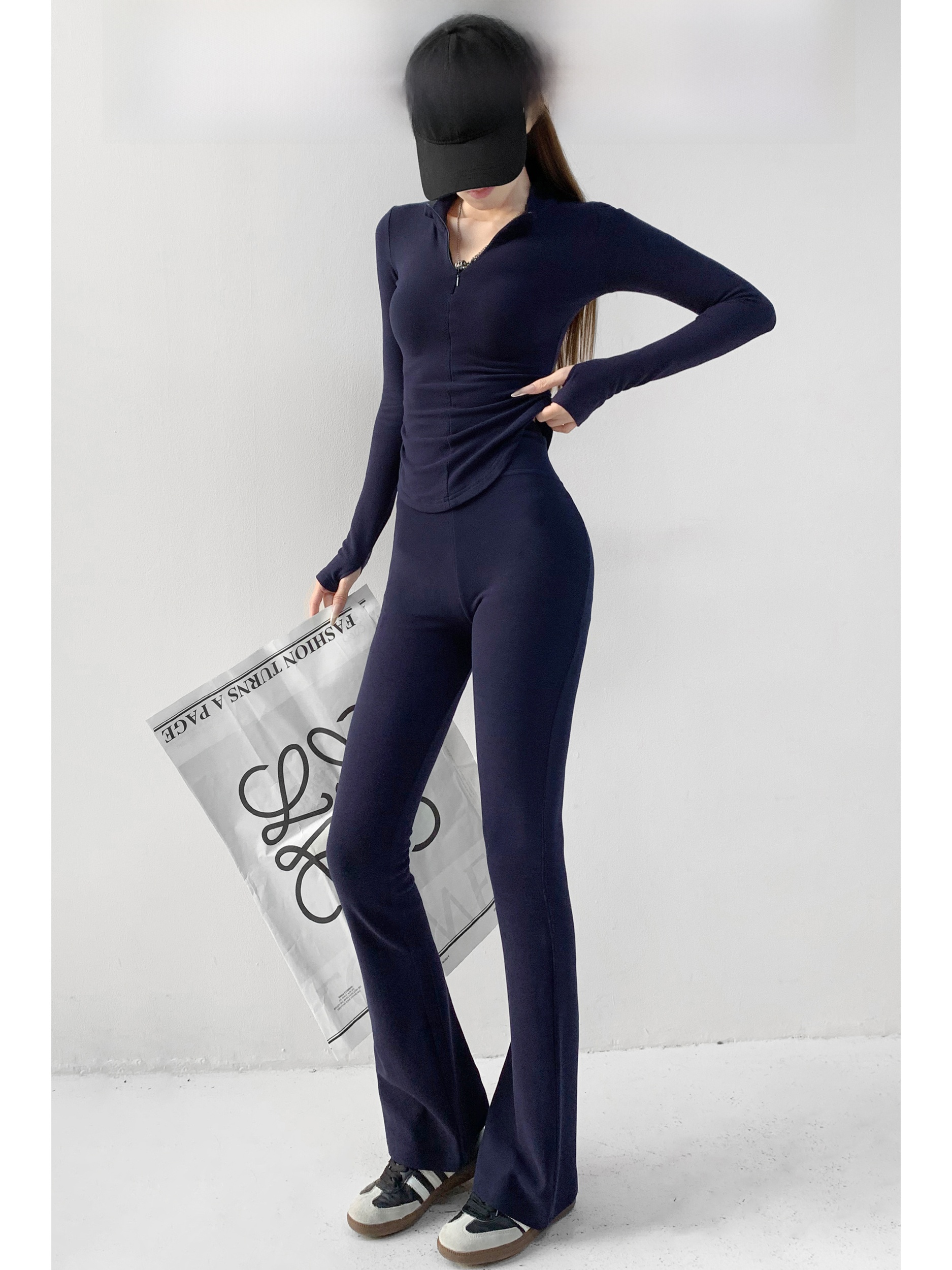 Fitness Sportswear Set Women's - Fashion Street Yoga avaliação e preço