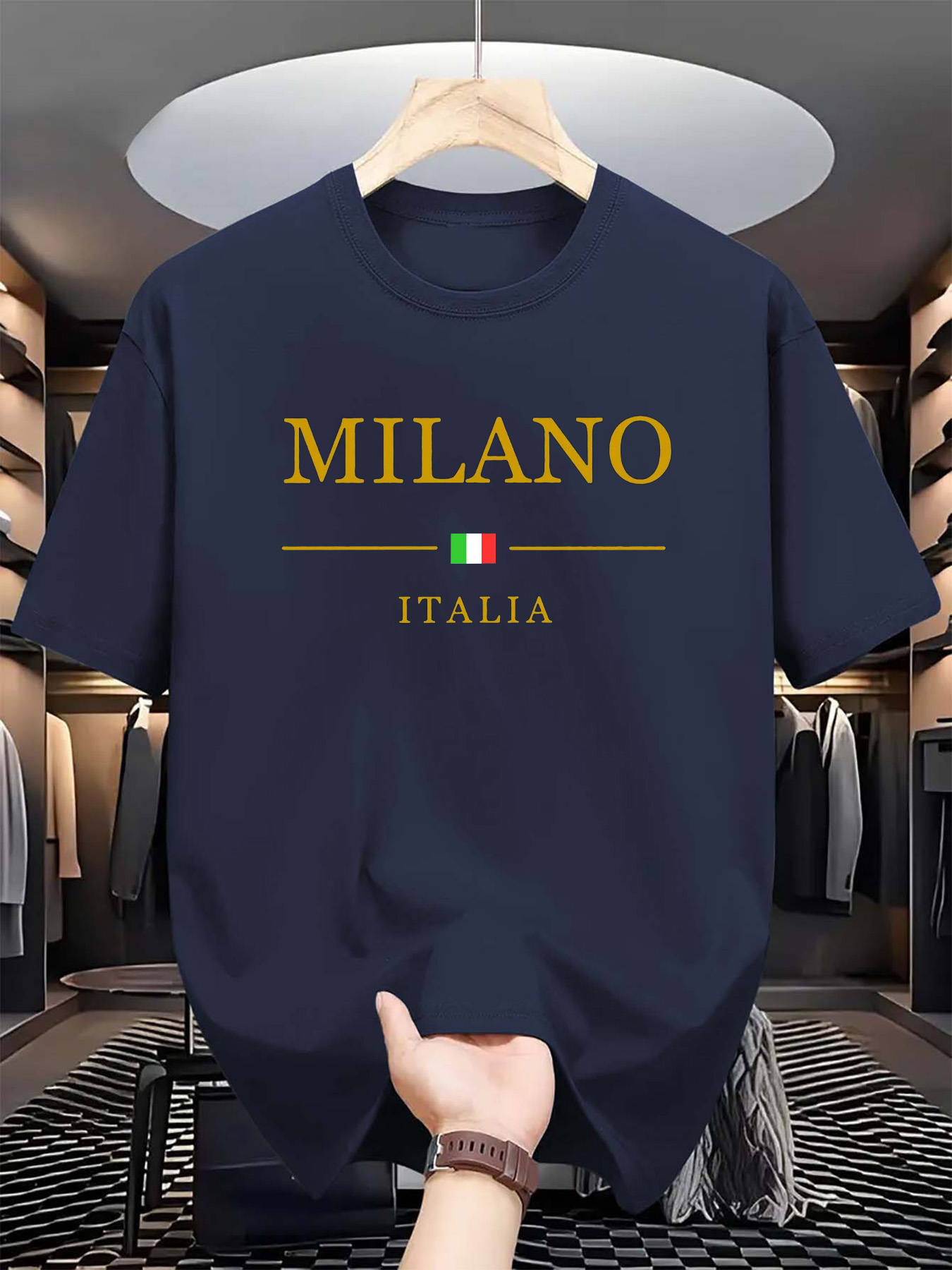 Italian Milan Print Men Women  - Street Fashion Of Milan avaliação e preço