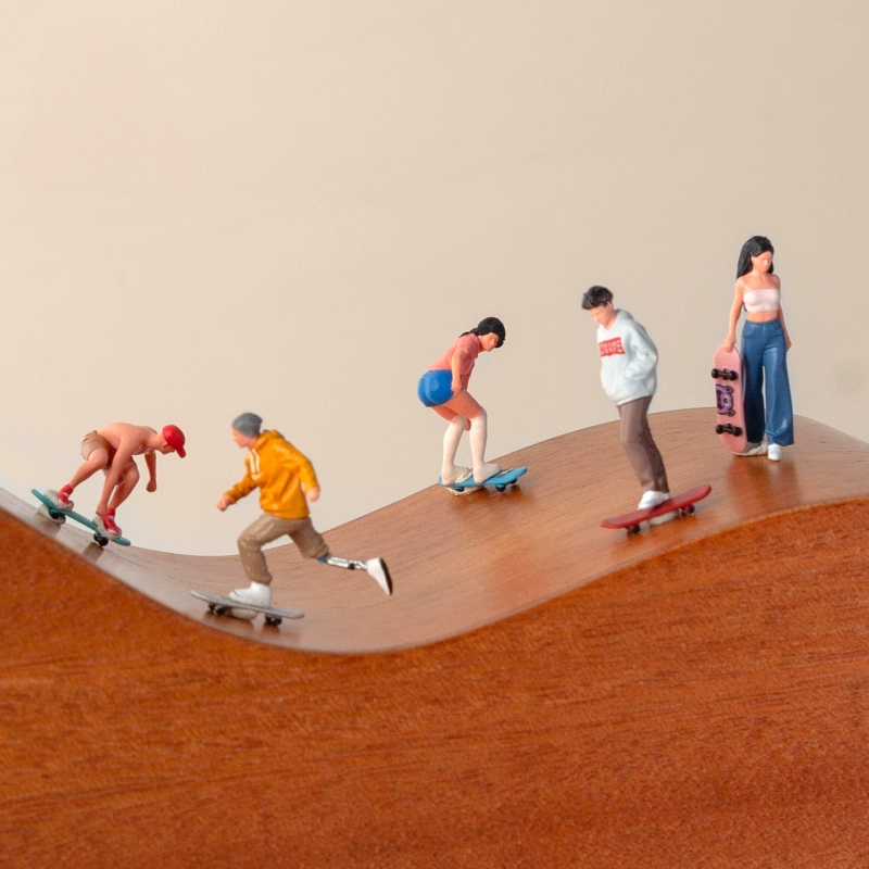 1/64 Resin Painted 3D Printing - Street Fashion Guys avaliação e preço