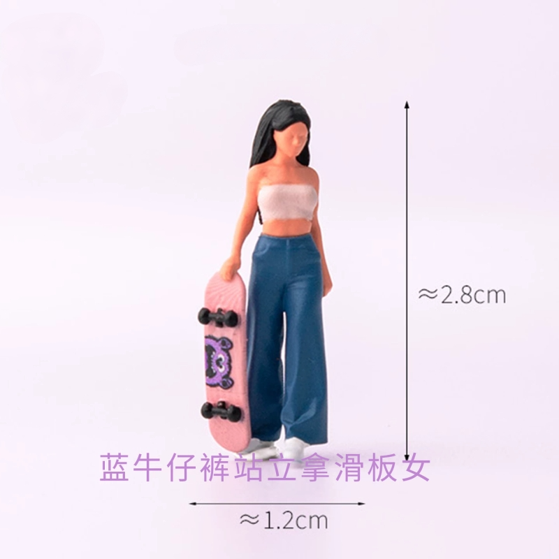 1/64 Resin Painted 3D Printing - Street Fashion Guys avaliação e preço