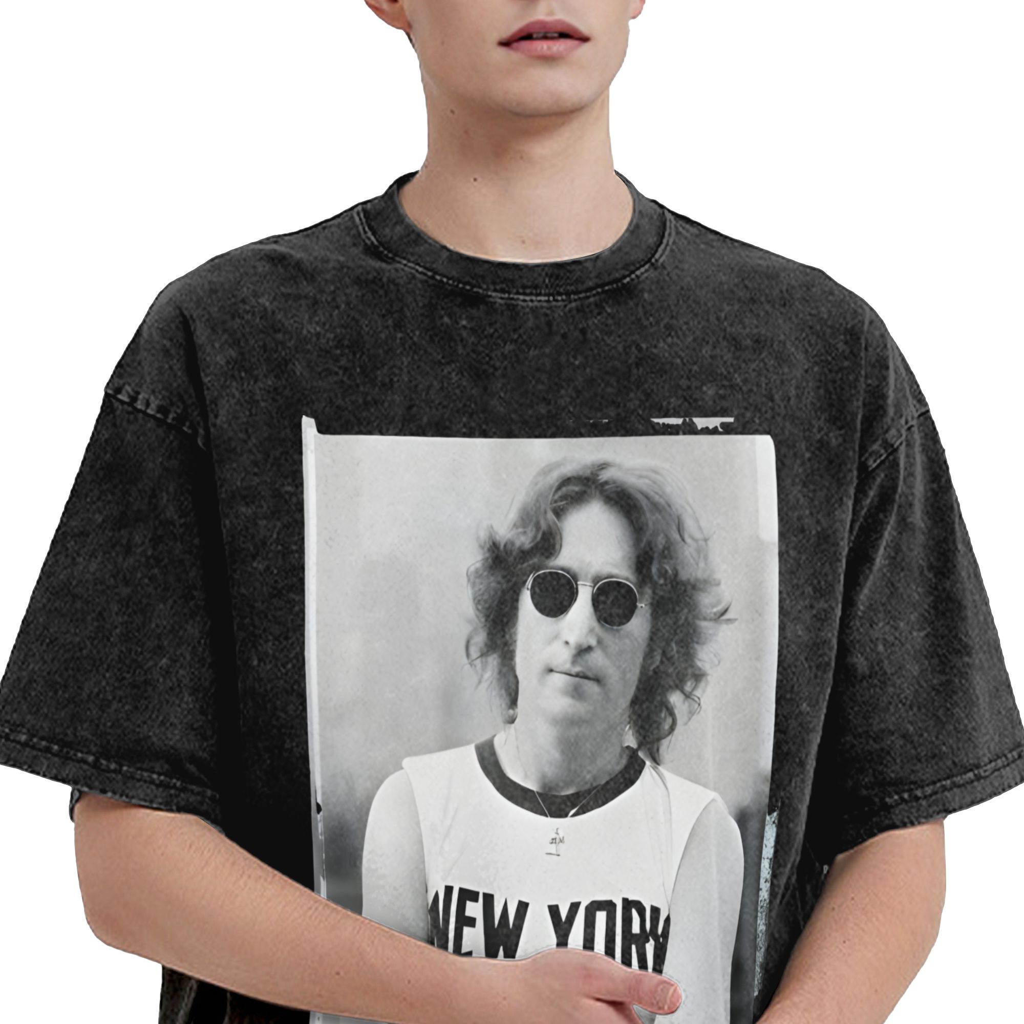 Harajuku Washed Shirt John Len - Street Fashion Outfit For Men avaliação e preço