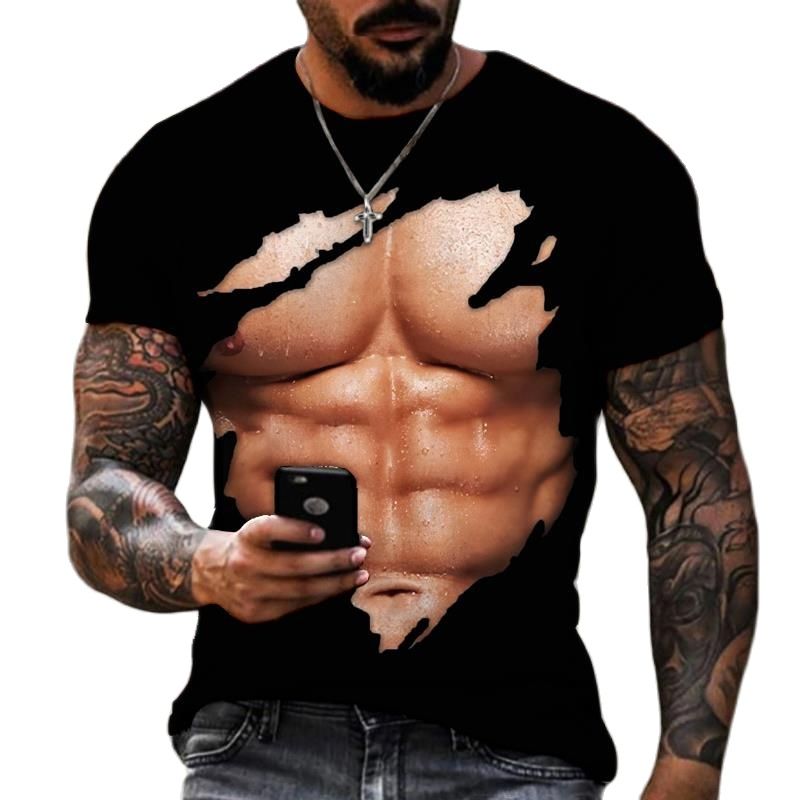 Summer Fashion Men's 3D Printe - Street Fashion Guys avaliação e preço