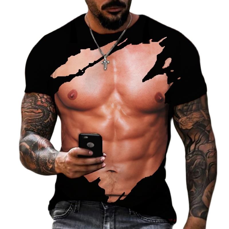 Summer Fashion Men's 3D Printe - Street Fashion Guys avaliação e preço