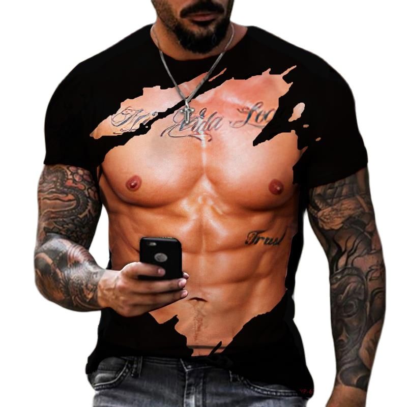 Summer Fashion Men's 3D Printe - Street Fashion Guys avaliação e preço