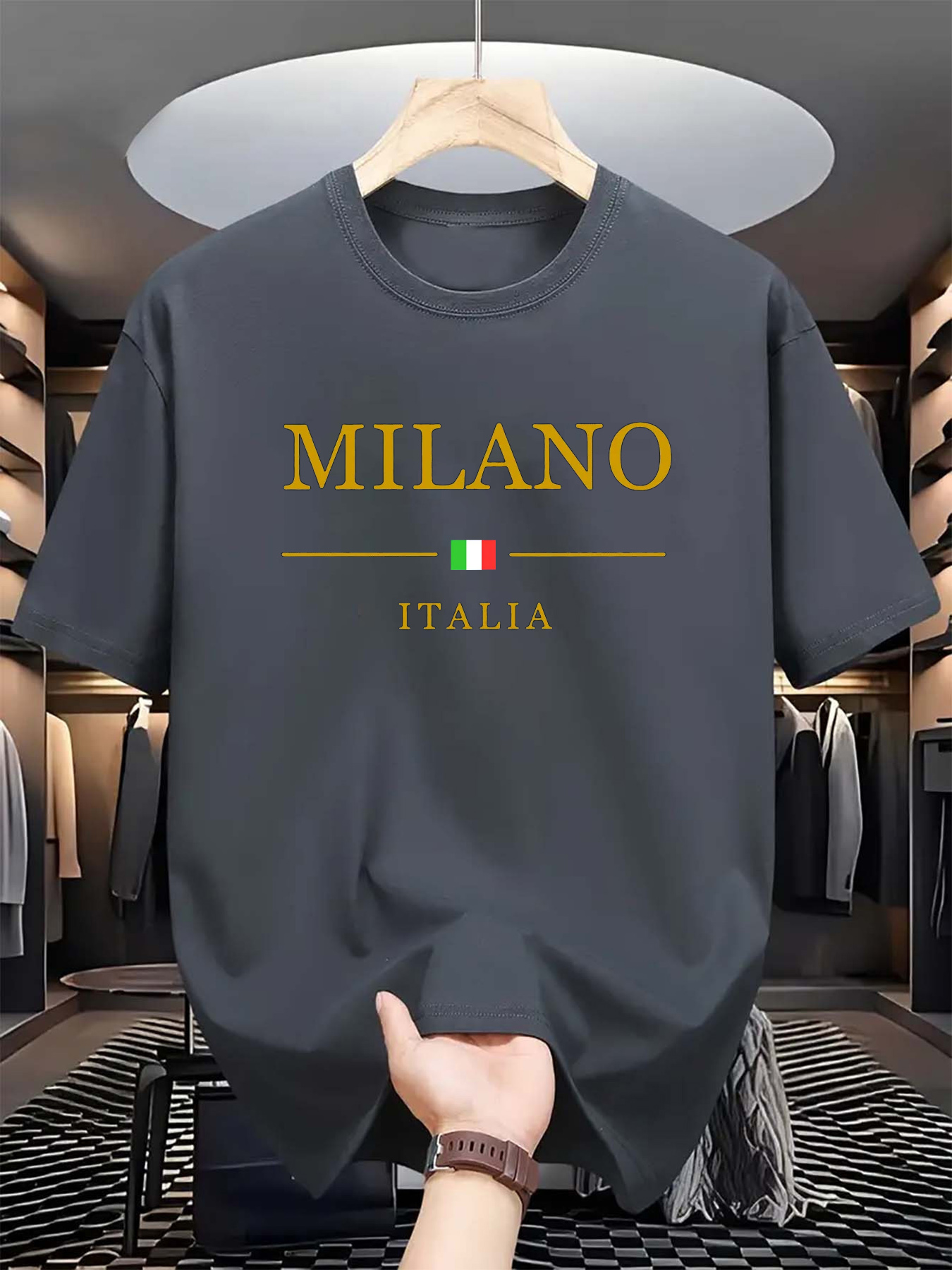 Men's summer 3d printed T-shir - Street Fashion Of Milan avaliação e preço