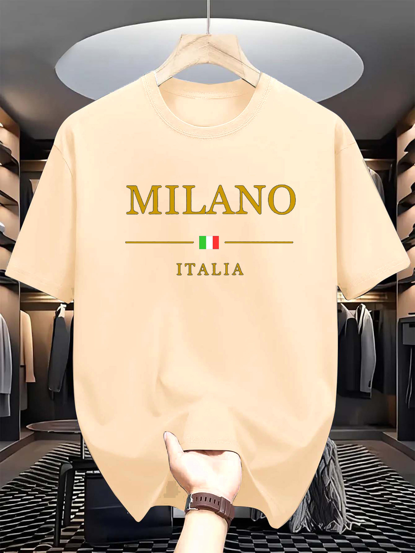 Men's summer 3d printed T-shir - Street Fashion Of Milan avaliação e preço
