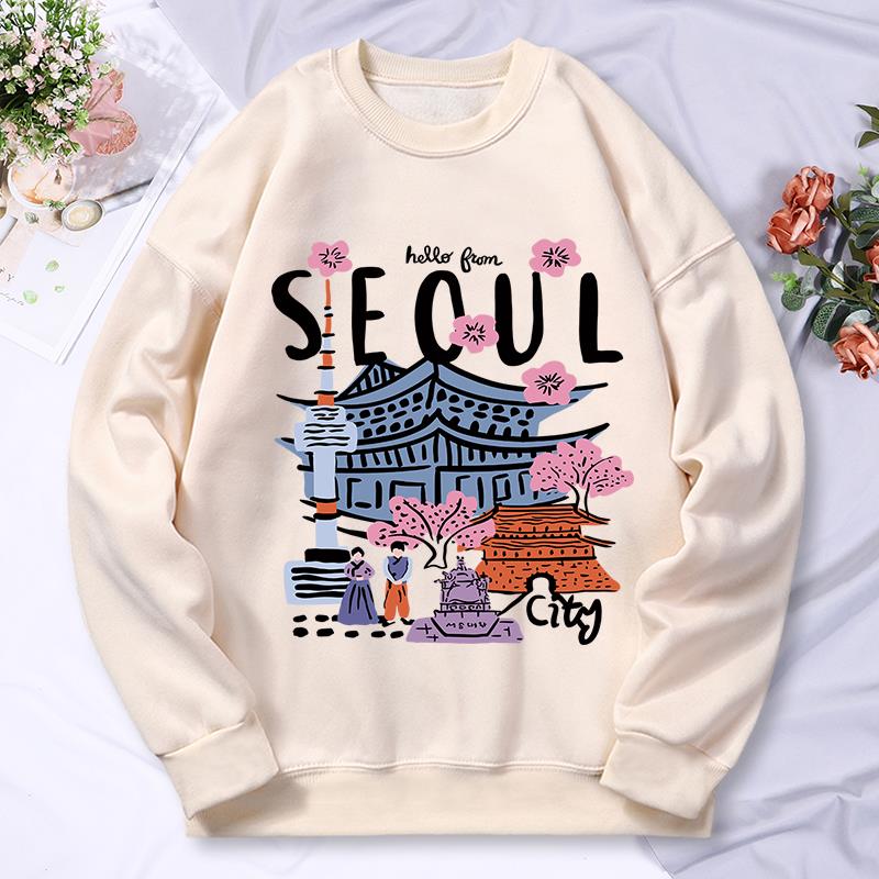 Seoul Beautiful Scenery Printi - Street Fashion Of Seoul avaliação e preço