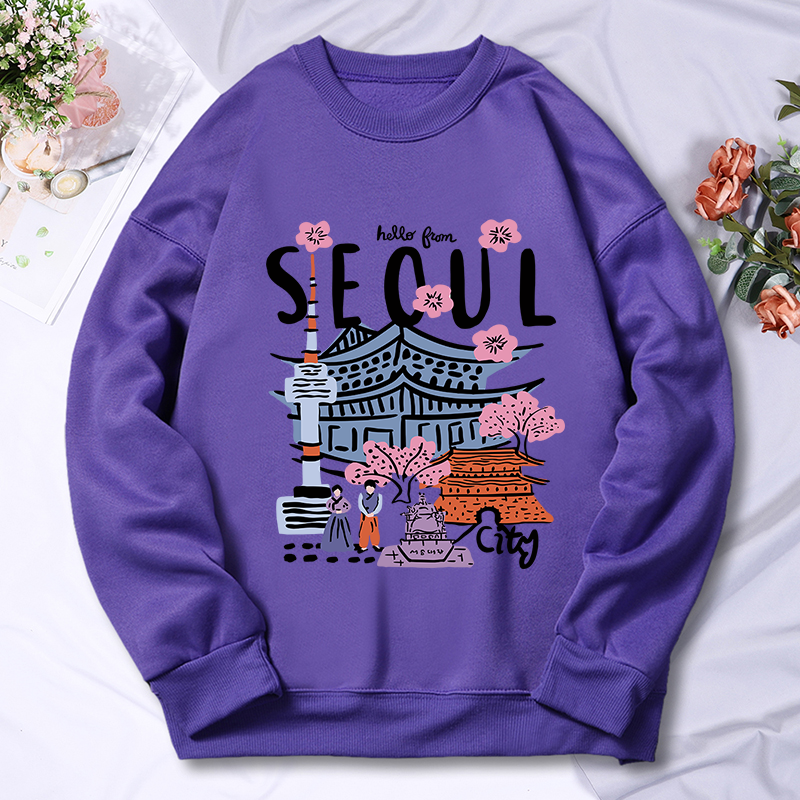 Seoul Beautiful Scenery Printi - Street Fashion Of Seoul avaliação e preço