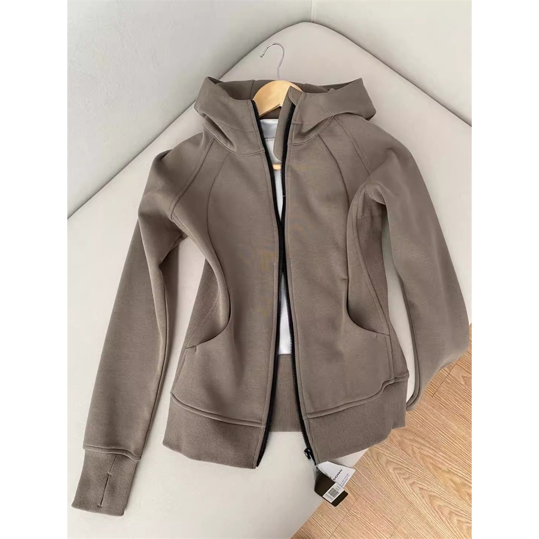 Women's Fitted Hoodie Jacket Y - Fashion Street Yoga avaliação e preço