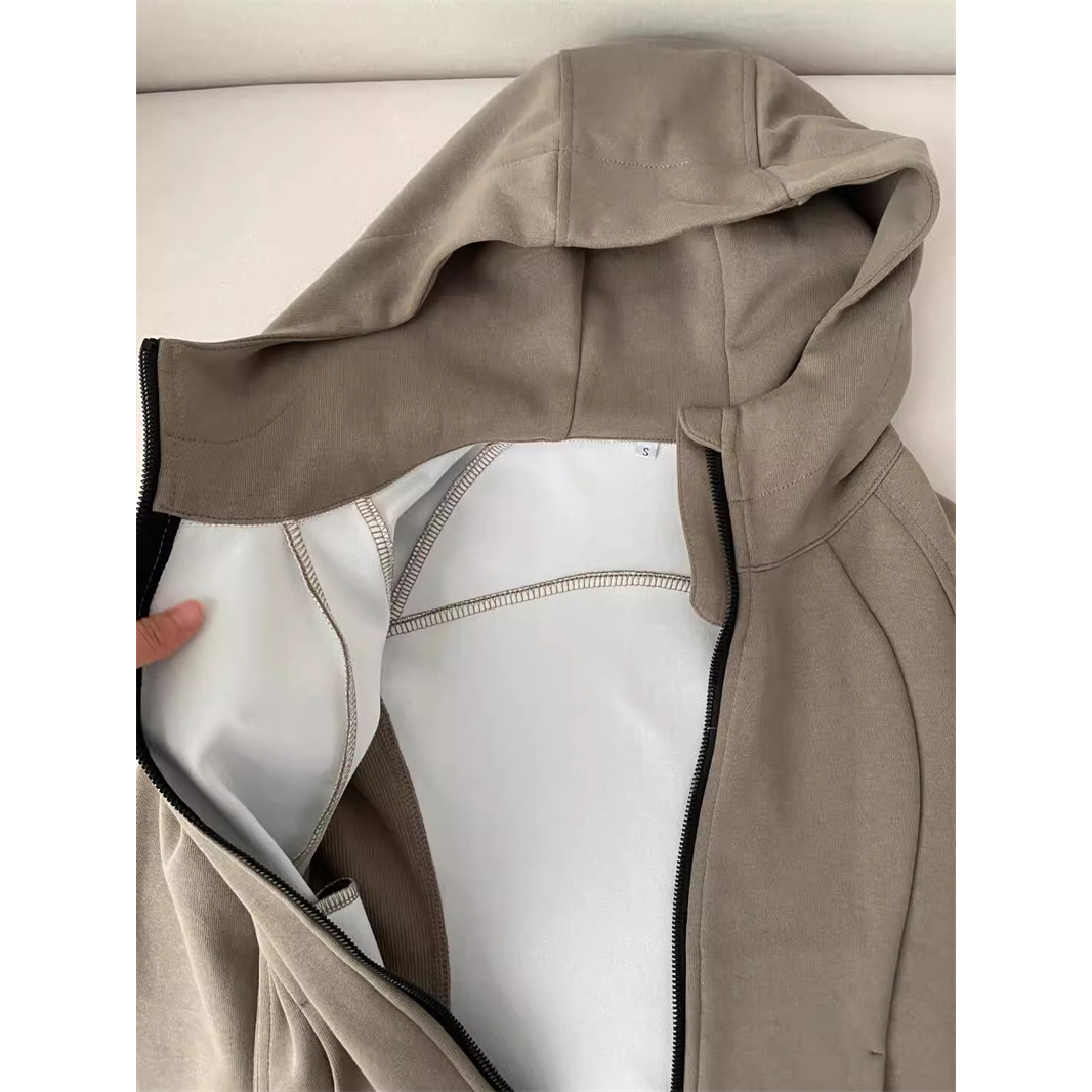 Women's Fitted Hoodie Jacket Y - Fashion Street Yoga avaliação e preço