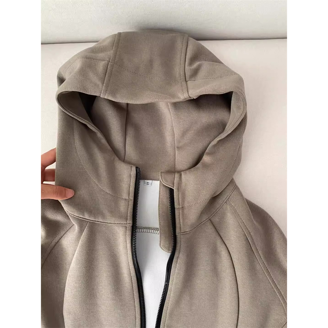 Women's Fitted Hoodie Jacket Y - Fashion Street Yoga avaliação e preço