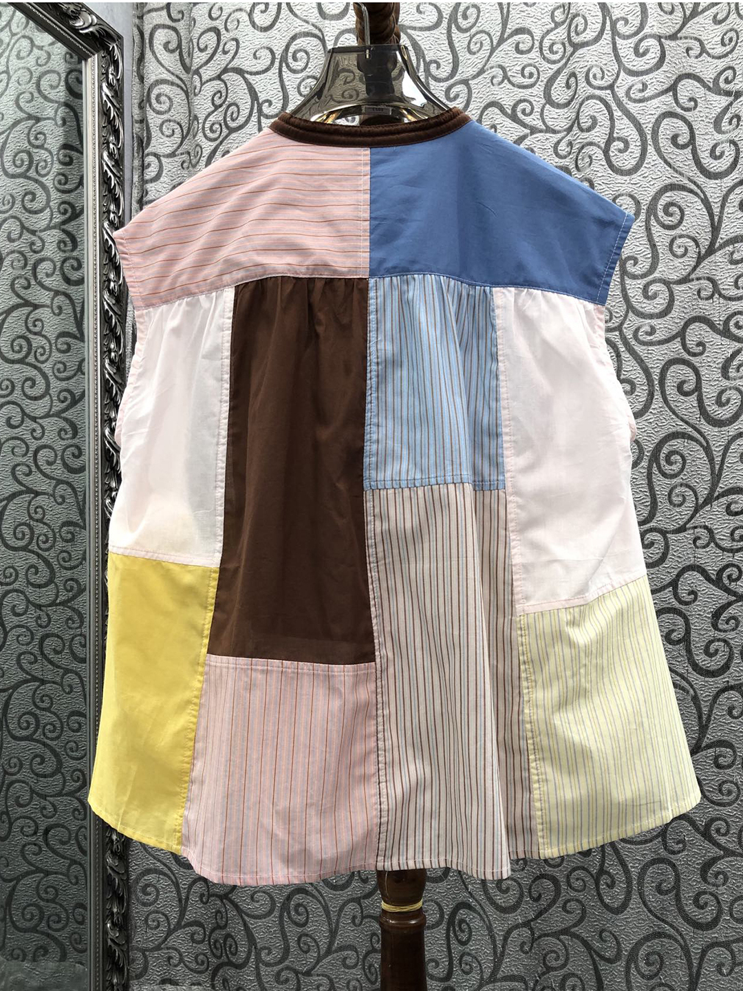Loose Striped Color Block Slee - Street Fashion Of Milan avaliação e preço