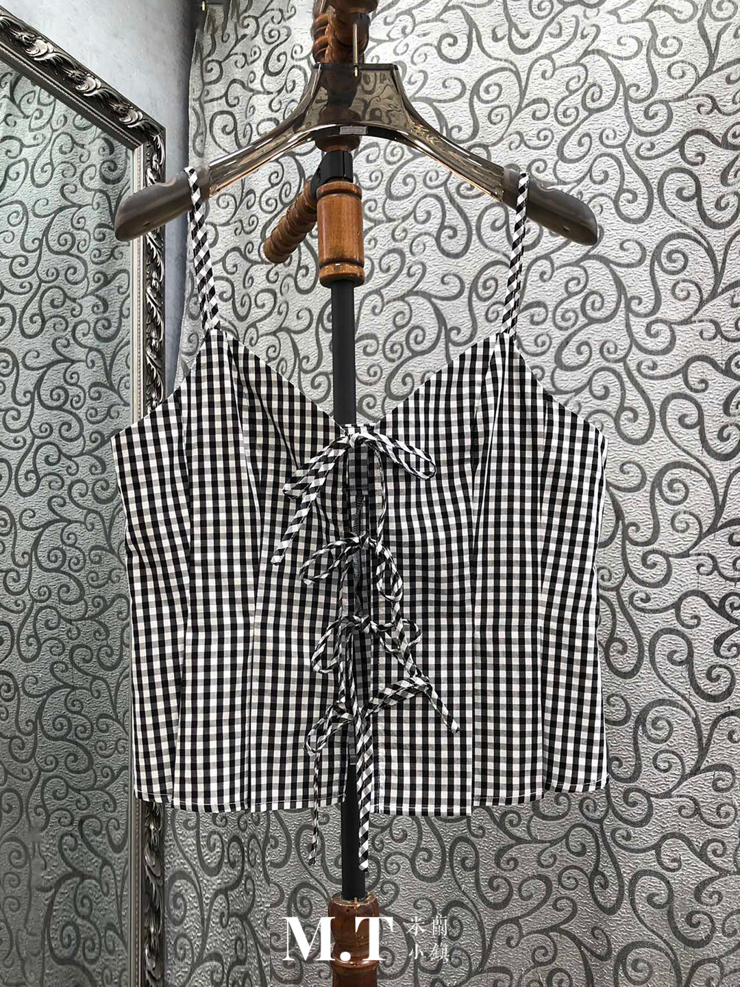 Sweet Plaid Short Vest Milan S - Street Fashion Of Milan avaliação e preço