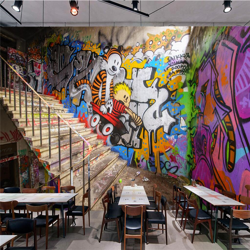 Wallpaper Mural Wall Sticker M - Street Fashion Wallpaper avaliação e preço
