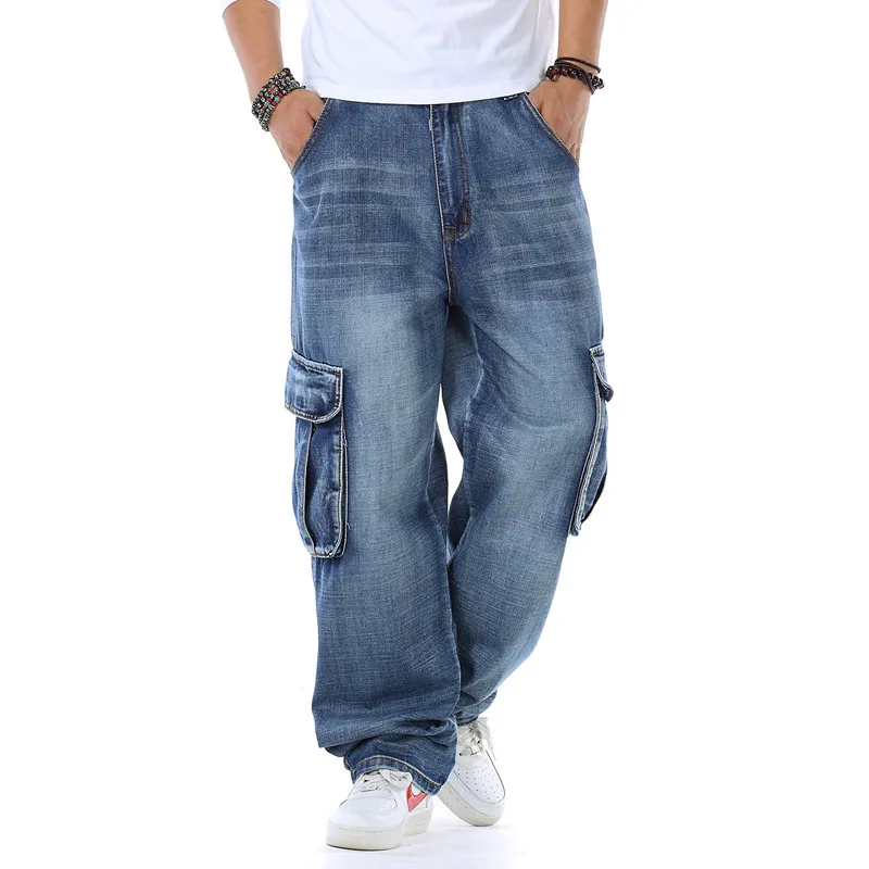 Mens Baggy Jeans Spring and Au - Street Fashion Guys avaliação e preço