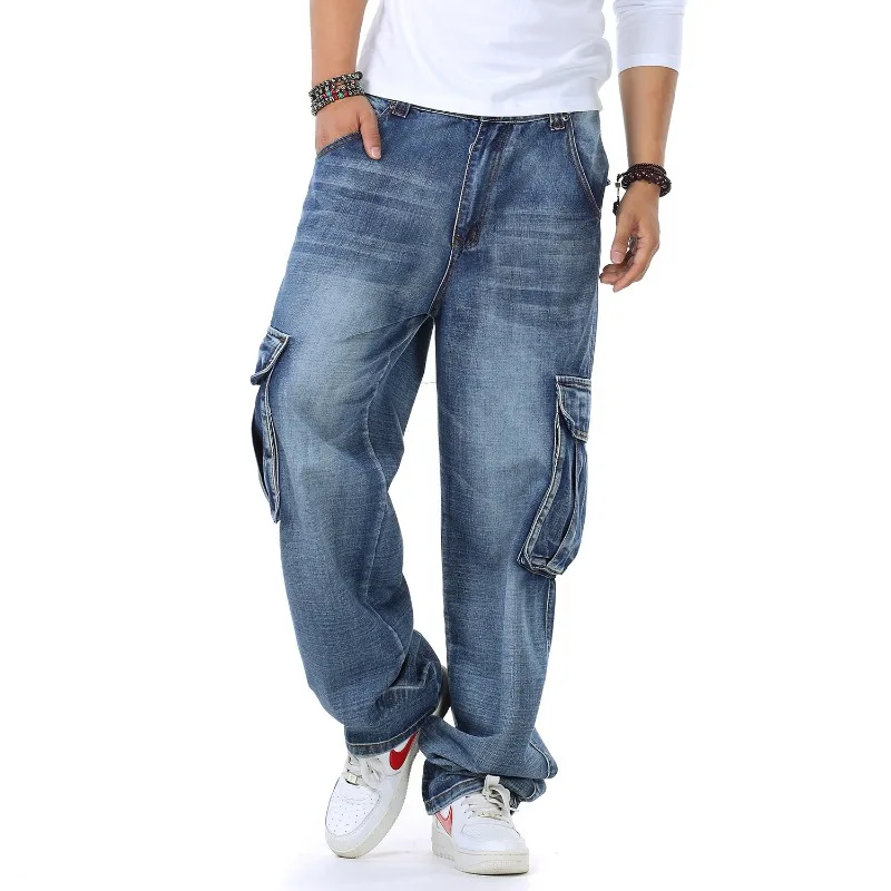 Mens Baggy Jeans Spring and Au - Street Fashion Guys avaliação e preço
