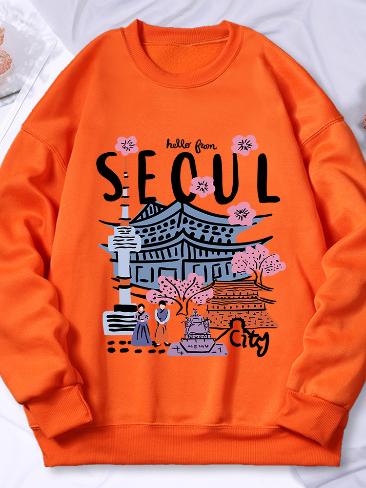 Seoul Beautiful Scenery Printi - Street Fashion Of Seoul avaliação e preço