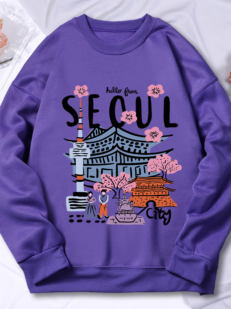 Seoul Beautiful Scenery Printi - Street Fashion Of Seoul avaliação e preço