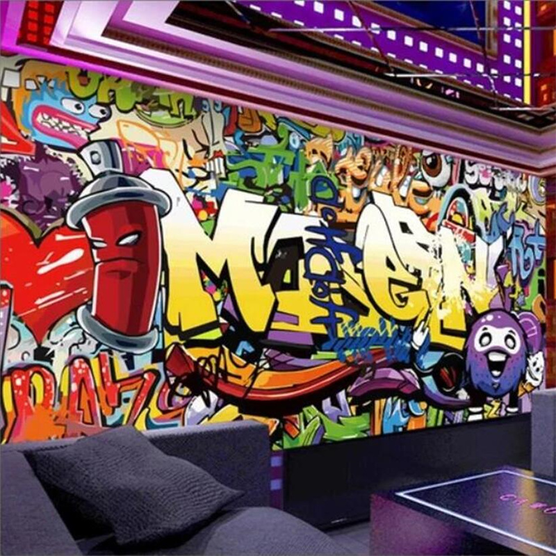 custom mural 3d wallpaper fash - Street Fashion Wallpaper avaliação e preço