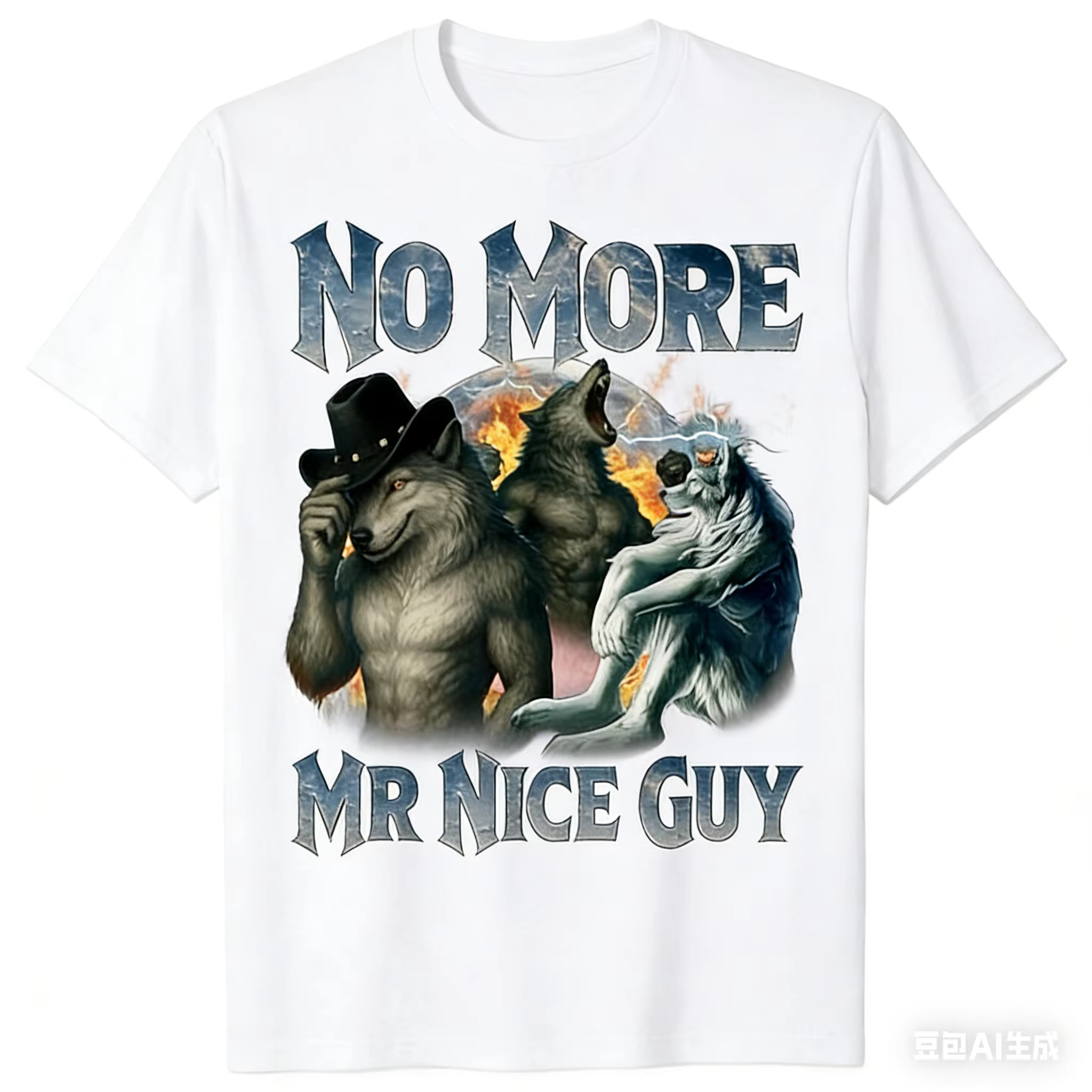No More Mr Nice Guy Funny Alph - Street Fashion Guys avaliação e preço
