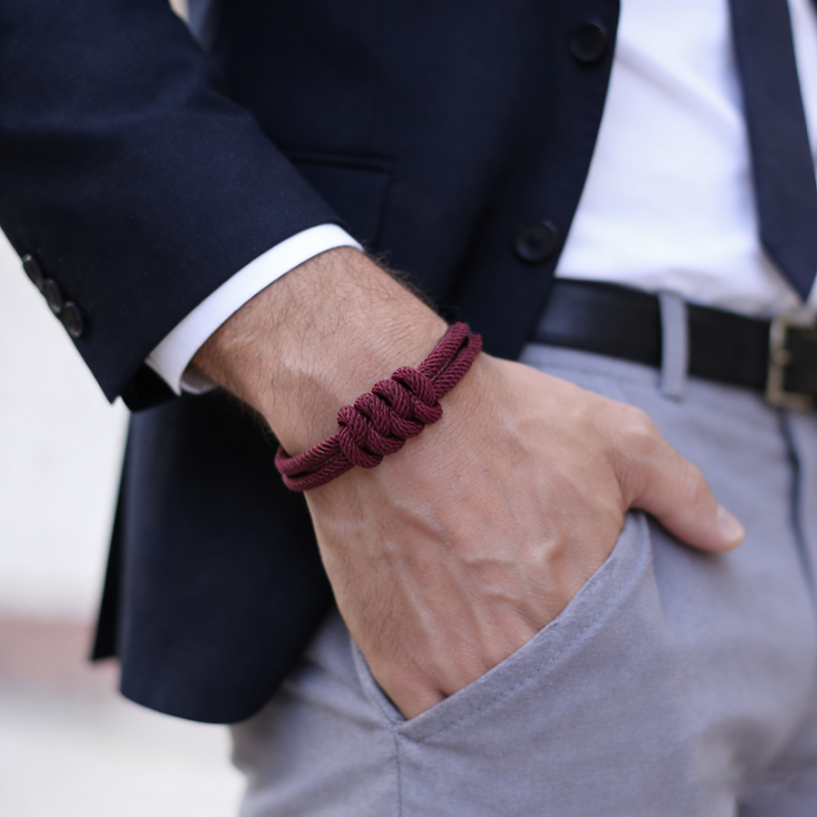 Stylish Men Rope Bracelet High - Street Fashion Of Milan avaliação e preço