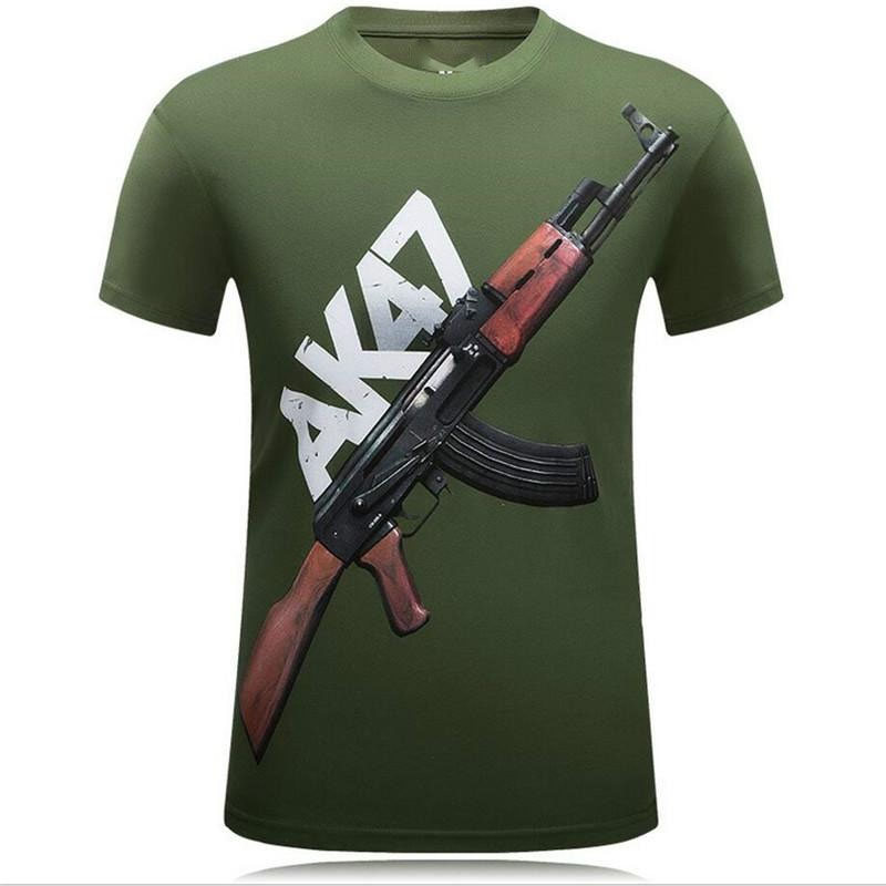 Tough Guy Style 3D Print T-shi - Street Fashion Guys avaliação e preço