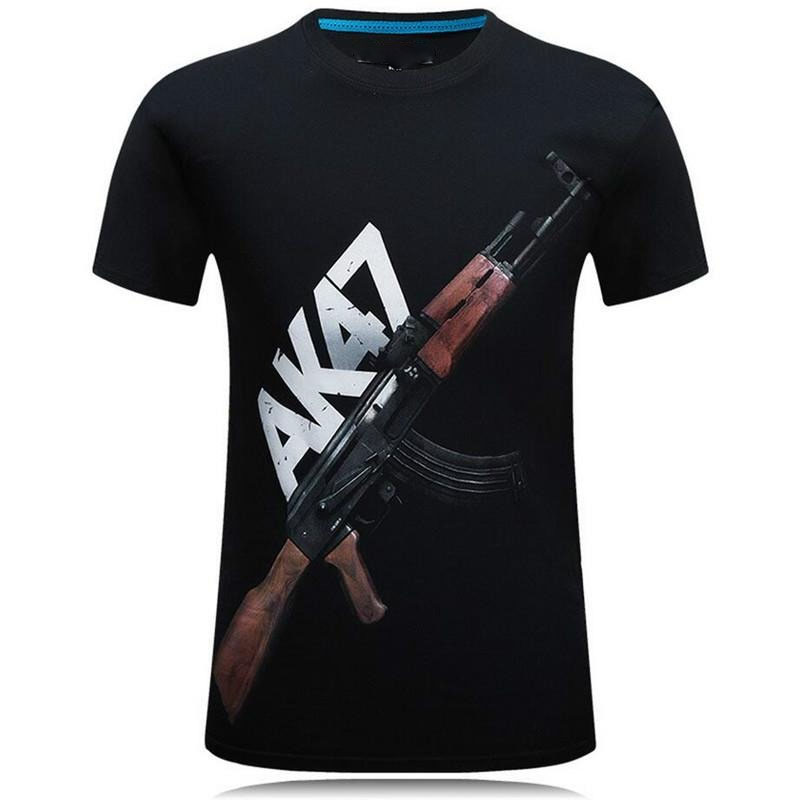 Tough Guy Style 3D Print T-shi - Street Fashion Guys avaliação e preço