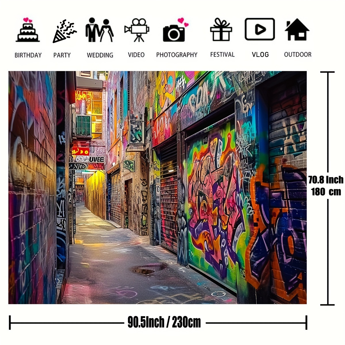 Wallpaper in graffiti street a - Street Fashion Wallpaper avaliação e preço