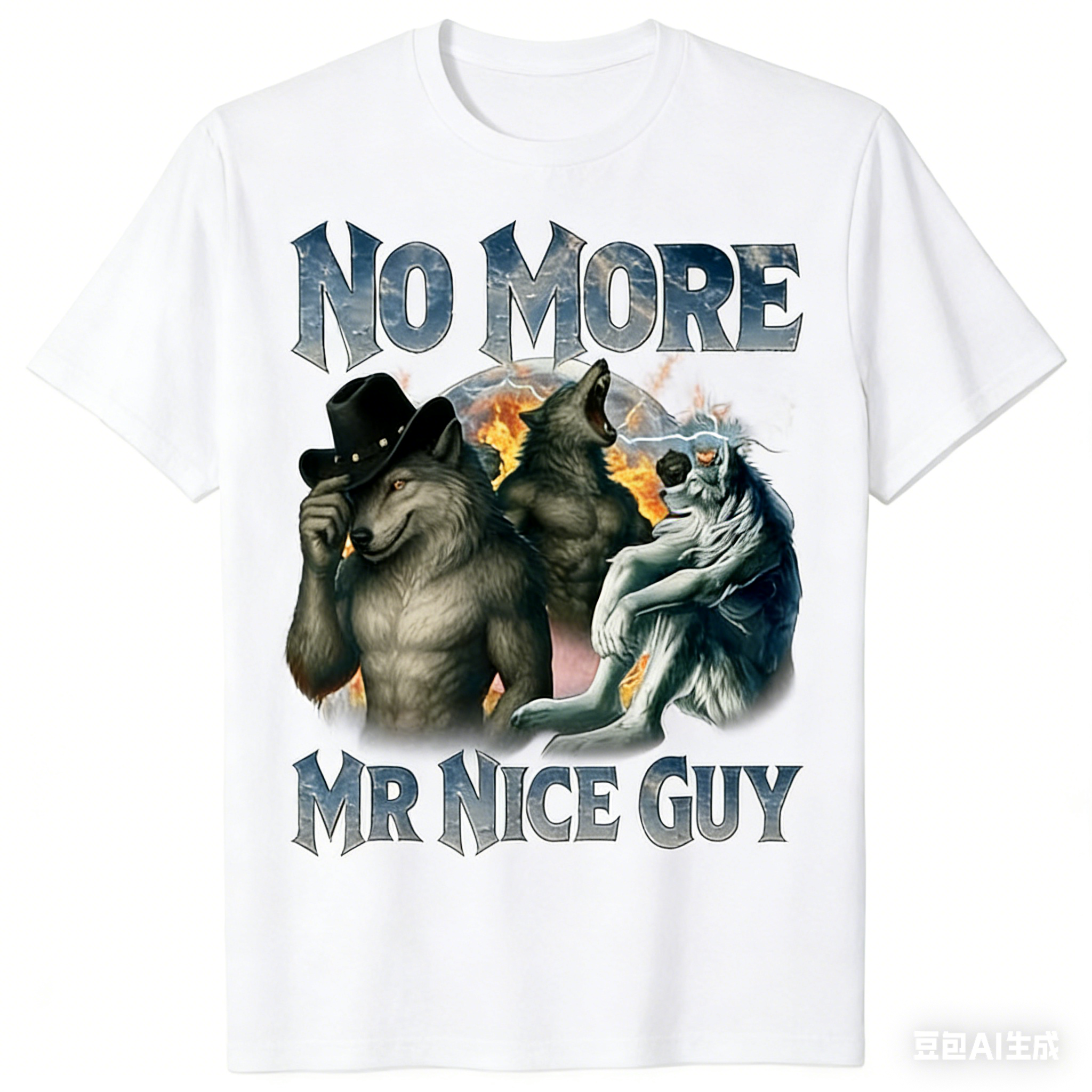 No More Mr Nice Guy Funny Alph - Street Fashion Guys avaliação e preço