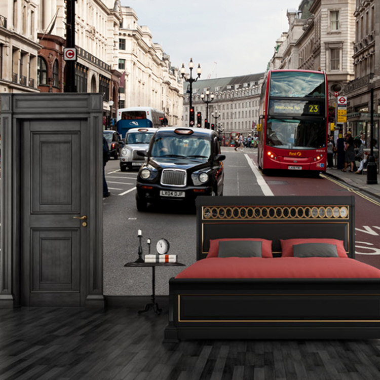 Custom 3D City street scene mu - Street Fashion Wallpaper avaliação e preço