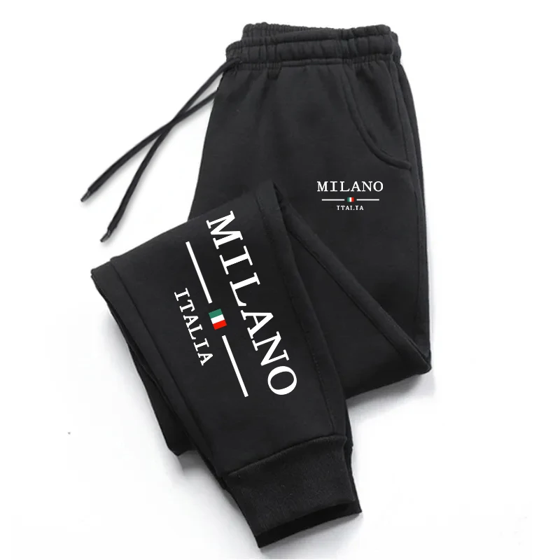Milan Printed Mens Sweatpants  - Street Fashion Of Milan avaliação e preço