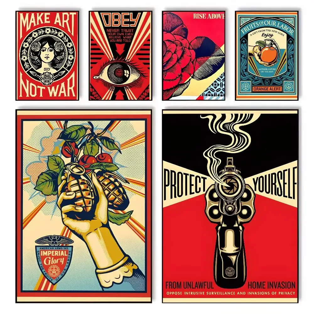 Vintage Shepard Fairey Art Str - Street Fashion Wallpaper avaliação e preço