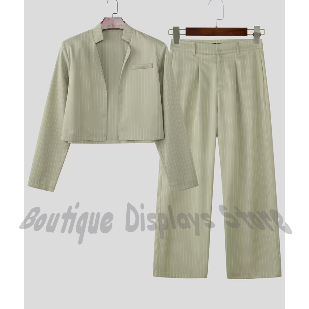 Chic Tailored Men's Suit Set(J - Street Fashion Outfit For Men avaliação e preço